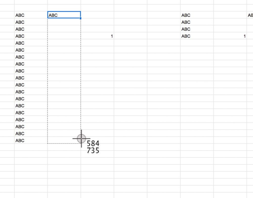 Googleシート(Googleスプレッドシート)列の文字コピー一括入力